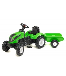 TRACTOR A PEDALES CON REMOLQUE GRANDE
