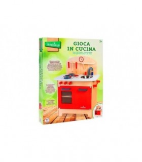 WOODEN COCINA DE MADERA CON ACCESORIOS