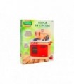 WOODEN COCINA DE MADERA CON ACCESORIOS