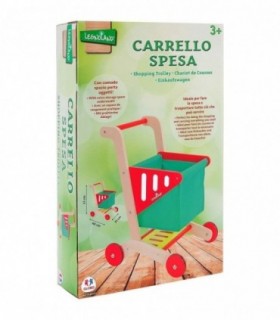 WOODEN CARRITO COMPRA MADERA
