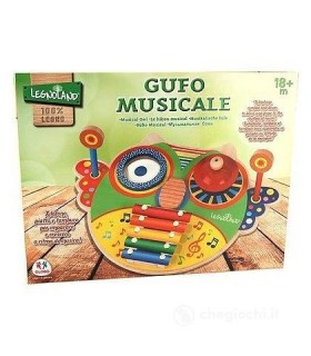 BUHO MUSICAL MADERA