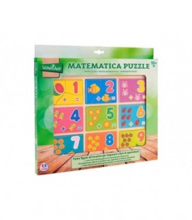 PUZZLE MATEMATICAS INFANTIL EN MADERA