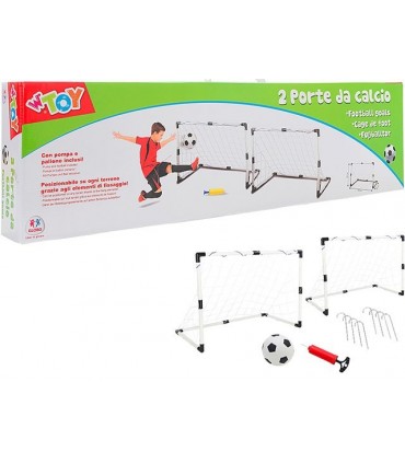 2 PORTERIAS CON BALON 76X115CM HINCHADOR INCLUIDO
