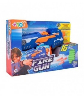 RIFLE CON 16 BALAS BLANDAS