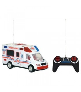 AMBULANCIA RC LUCES Y SONIDO A PILAS