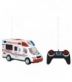 AMBULANCIA RC LUCES Y SONIDO A PILAS