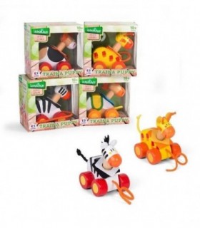 ANIMALES MADERA INFANTIL CON CUERDAS