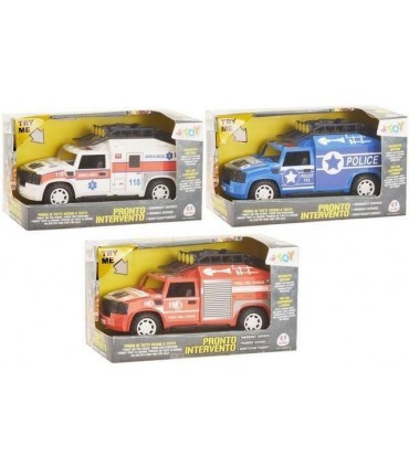 CAMION EMERGENCIAS CON SIRENAS