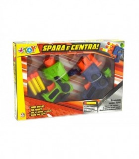 2 PISTOLAS CON PROYECTILES SOFT TIPO NERF