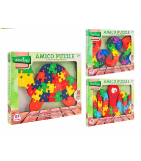 PUZZLE MADERA INFANTIL LETRAS Y NUMEROS