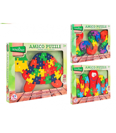 PUZZLE MADERA INFANTIL LETRAS Y NUMEROS