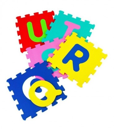 ALFOMBRA PUZZLE LETRAS 5PCS