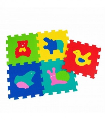 ALFOMBRA PUZZLE ANIMALES 5PCS