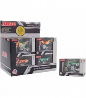 MOTO CROSS PLASTICO Y METAL 1UD