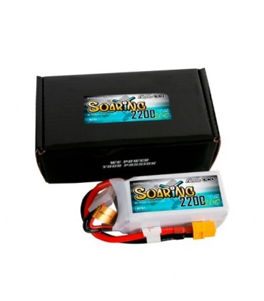 GENS ACE SOARING 2200 mAh 14.8V 20C 4S1P  WITH XT60-GEA22004S20X6