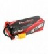 GENS ACE 6750 mAh 14.8V 60C 4S1P HC WITH XT90-GEA67504S60X9H