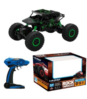 CRAWLER 1/18 4WD CON BATERIA 4.8v. NiCd VERDE