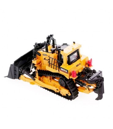 BULLDOZER CON CADENA HUINA 1700 1/50 FULL-METALLICA ESTATICA