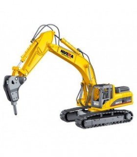 EXCAVADORA CON MARTILLO HUINA 1711 1/50 ESTATICA