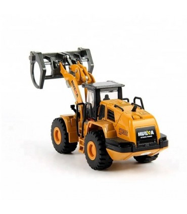 BULLDOZER CON PINZA HUINA 1716 1/50 ESTATICA