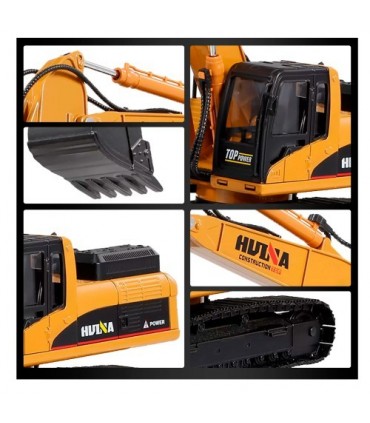 EXCAVADORA HUINA 1910 1/40 ESTATICA