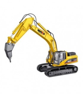EXCAVADORA CON MARTILLO HUINA 1911 1/40 ESTATICA