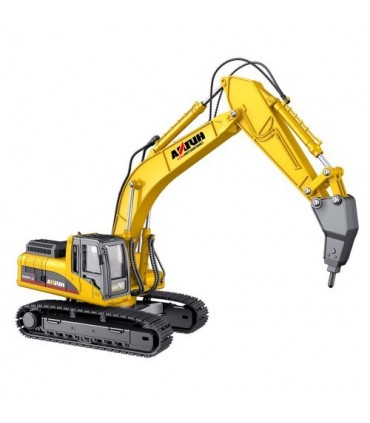 EXCAVADORA CON MARTILLO HUINA 1911 1/40 ESTATICA