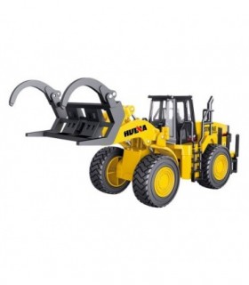 BULLDOZER CON PINZA  HUINA 1914 1/40 ESTATICA