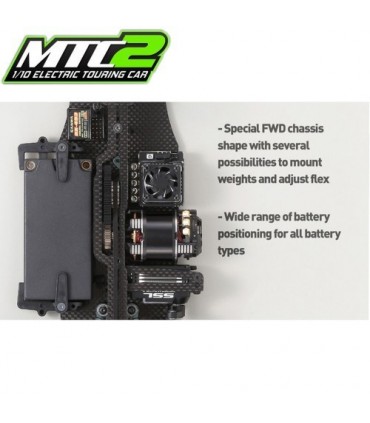 COCHE 1/10 TOURING FWD ELECTRICO MTC2 MUGEN