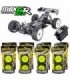 COMBO COCHE 1/8 OFF ROAD MBX8R ECO + PACK 4 SETS PROCIRCUIT C2 + SERVO SRT-BH9027