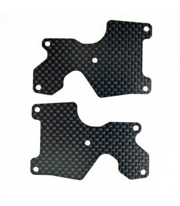 PLACA CARBONO TRAPECIO TRAS. MBX8R (1mm) (2u.)