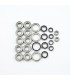 KIT RODAMIENTOS "3S" RACING PARA XRAY XB8 (24u.)