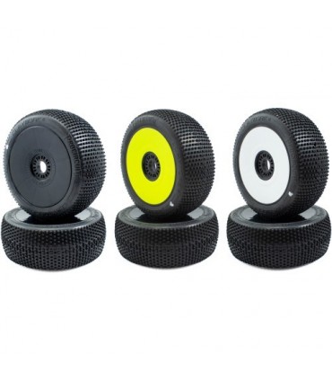 H-BLOCK v2 BUGGY C2 (SOFT) EN LLANTA NEGRA CON PEGATINAS (2pcs.)