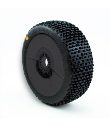 H-BLOCK v2 BUGGY C3 (MEDIUM) EN LLANTA NEGRA CON PEGATINAS (2pcs.)