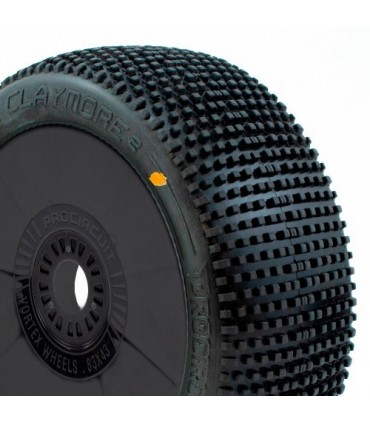 CLAYMORE v2 BUGGY C3 (MEDIUM) EN LLANTA NEGRA CON PEGATINAS (2pcs.)