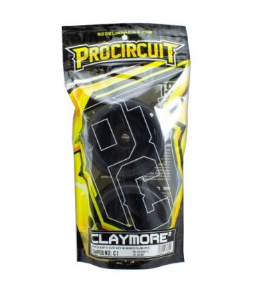 CLAYMORE v2 BUGGY C3 (MEDIUM) EN LLANTA NEGRA CON PEGATINAS (2pcs.)
