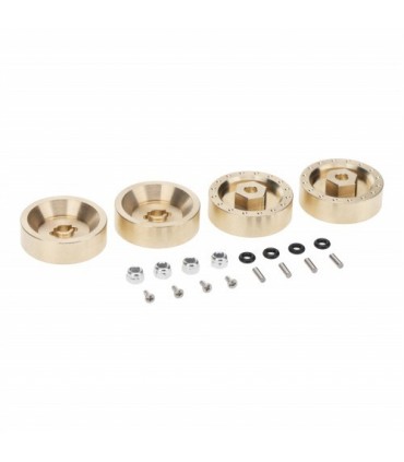 TAPA PORTICOS BRONCE 6MM AXIAL SCX24 (4u)