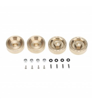 TAPA PORTICOS BRONCE 6MM AXIAL SCX24 (4u)