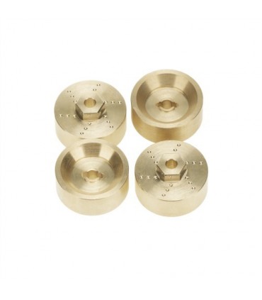 TAPA PORTICOS BRONCE + EJES  AXIAL SCX24 6mm (4u)