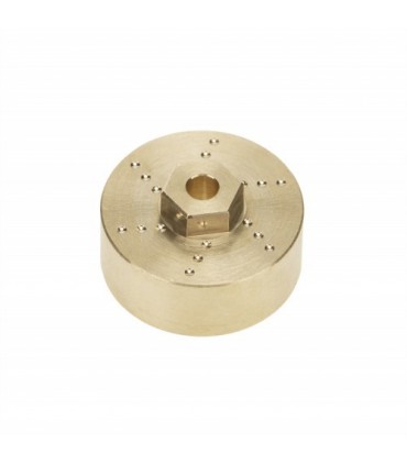 TAPA PORTICOS BRONCE + EJES  AXIAL SCX24 6mm (4u)