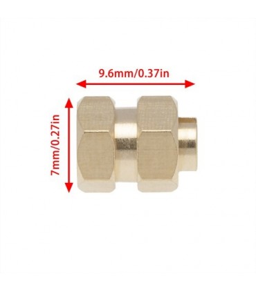 ADAPTADOR LLANTA BRONCE AXIAL SCX24 4MM (4u)