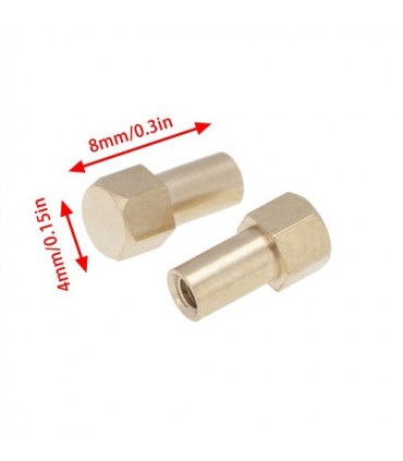 ADAPTADOR LLANTA BRONCE AXIAL SCX24 4MM (4u)