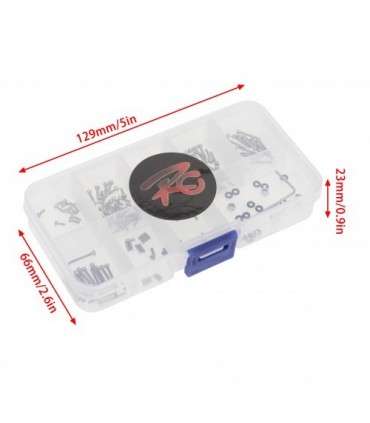 KIT TORNILLOS AXIAL SCX24 ACERO INOXIDABLE (176u.)