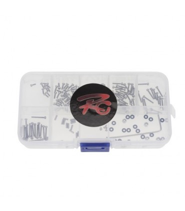 KIT TORNILLOS AXIAL SCX24 ACERO INOXIDABLE (176u.)