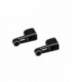 SERVO HORN ALUMINIO 24T AXIAL SCX24 SERVO ORIGINAL NEGRO (1u)