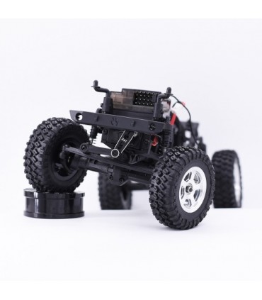 SERVO HORN ALUMINIO 24T AXIAL SCX24 SERVO ORIGINAL NEGRO (1u)