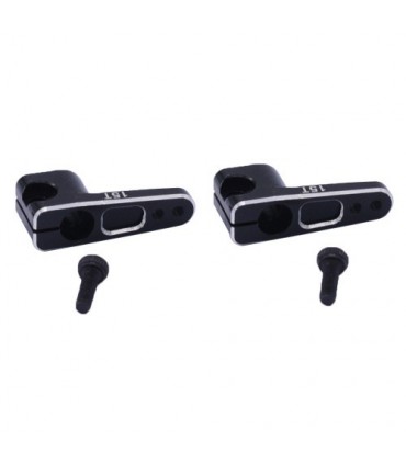 SERVO HORN ALUMINIO 15T AXIAL SCX24 (SERVO EMAX) NEGRO (1u)