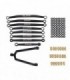KIT TIRANTES TABICAS ALUMINIO AXIAL SCX24 B-17. C10. JEEP