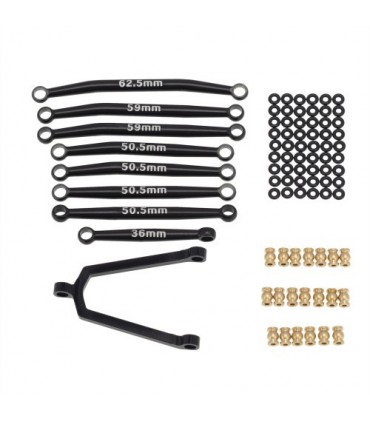 KIT TIRANTES TABICAS ALUMINIO AXIAL SCX24 B-17. C10. JEEP