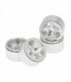 LLANTAS CNC AXIAL SCX24 ALUMINIO STARFISH-PRO BEADLOCK BLANCO (4u)